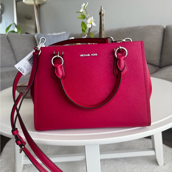 Michael Kors Bold Pink Satchel - Picture 13 of 13